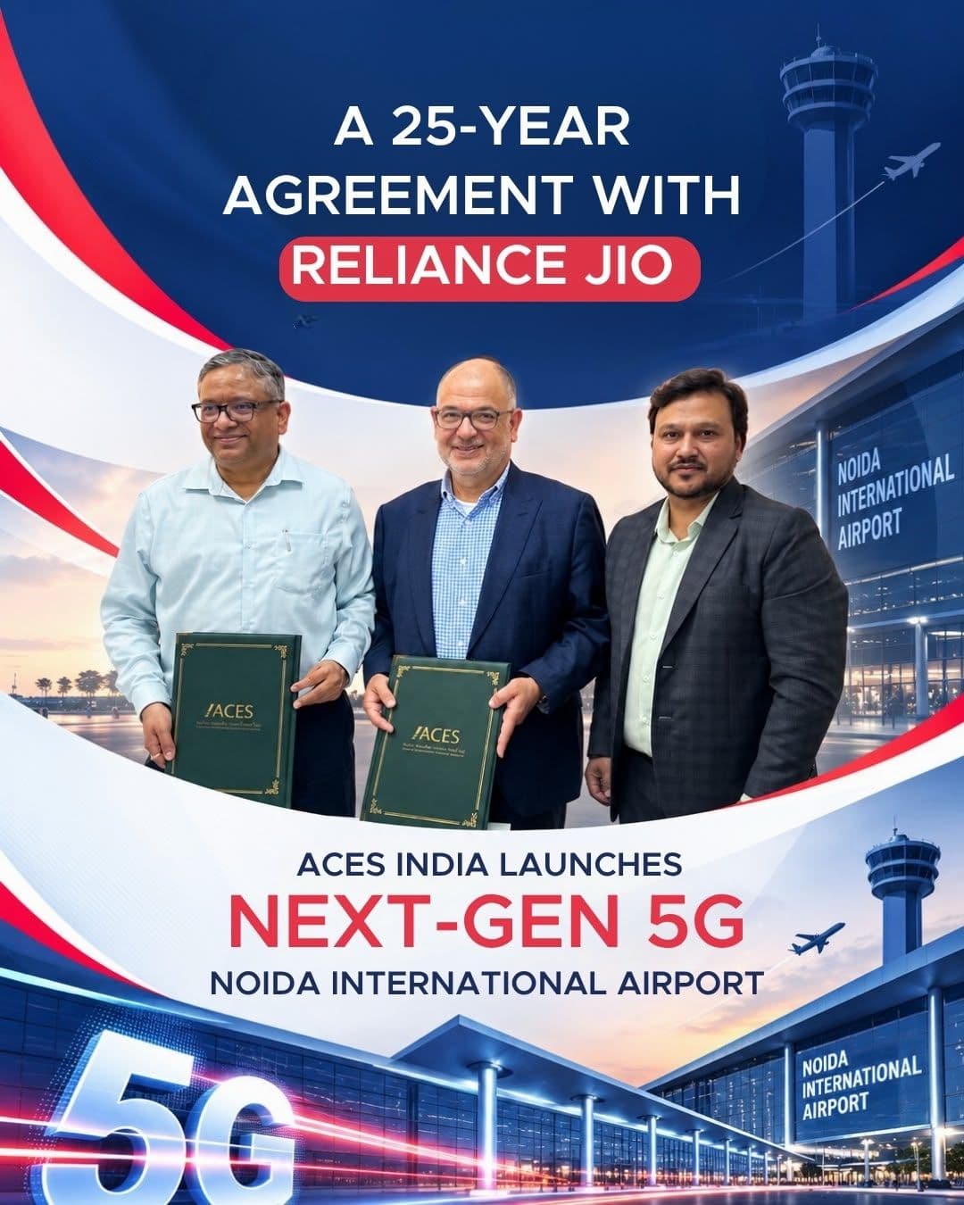تفخر ACES بالإعلان عن توقيع ACES India اتفاقية تمتد لمدة 25 عاماً مع Reliance Ji