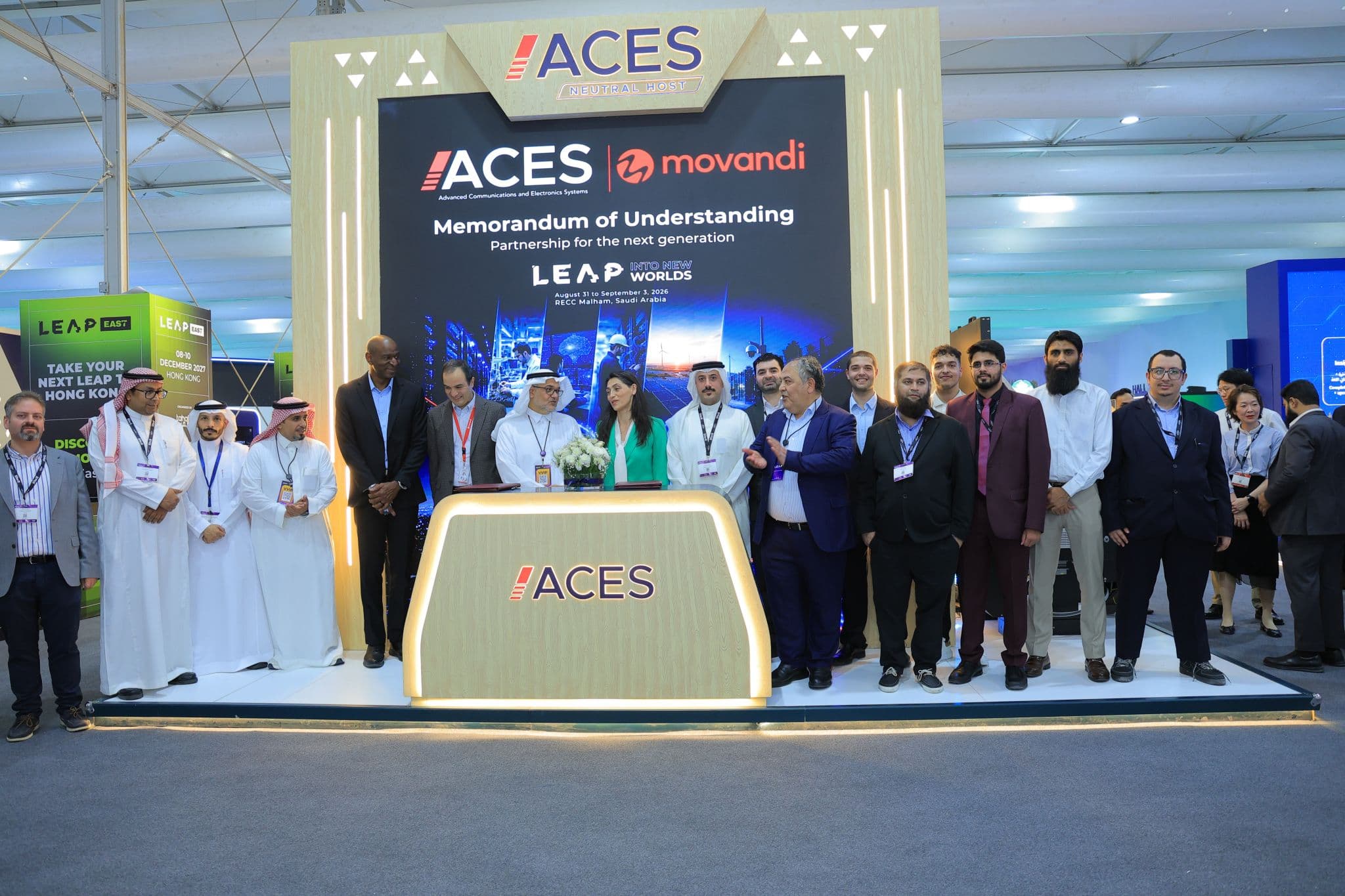 ACES and Movandi have signed a strategic MoU during LEAP 2026 to advance the dev