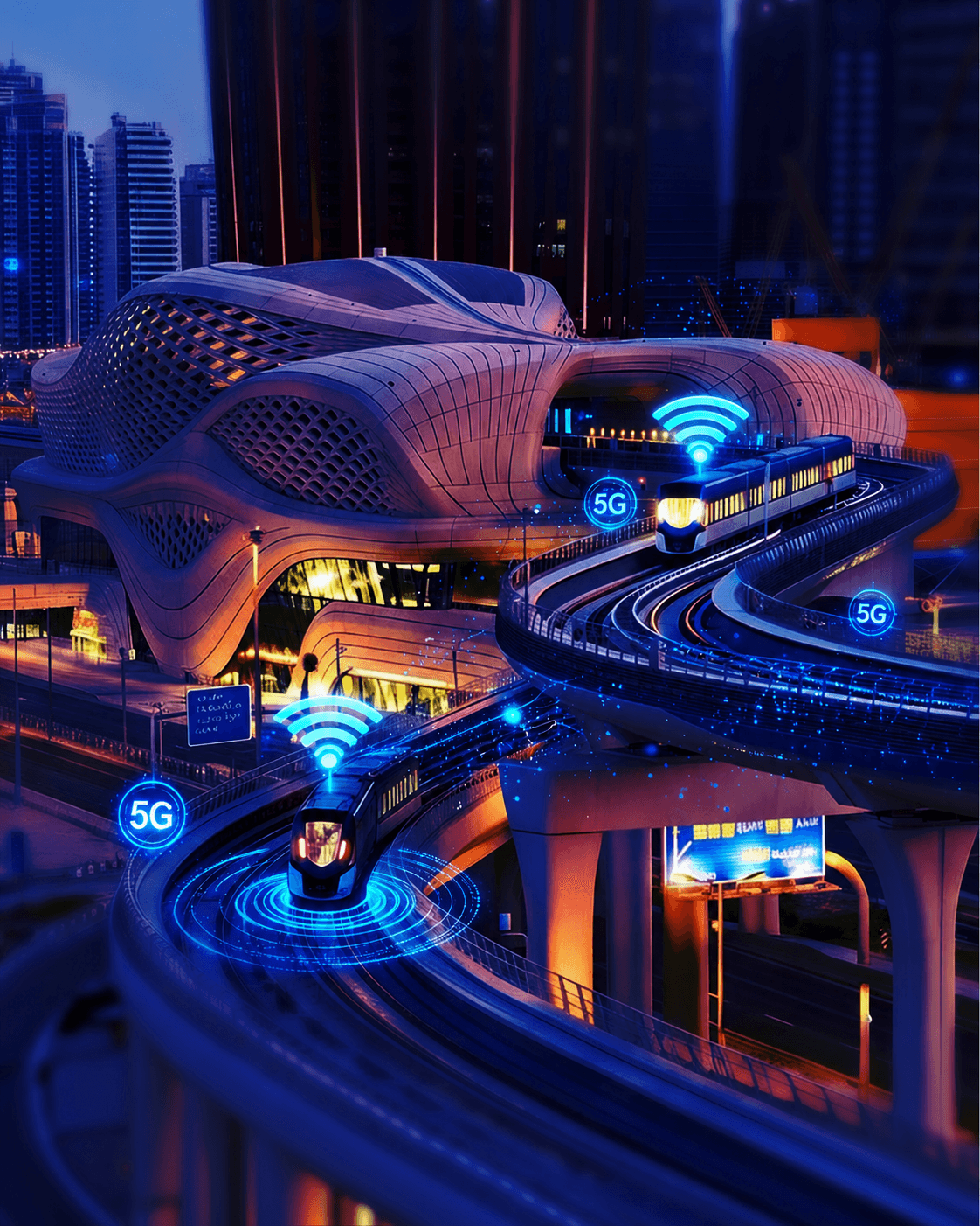 Riyadh Metro 5G network with in-building and transit wireless coverage